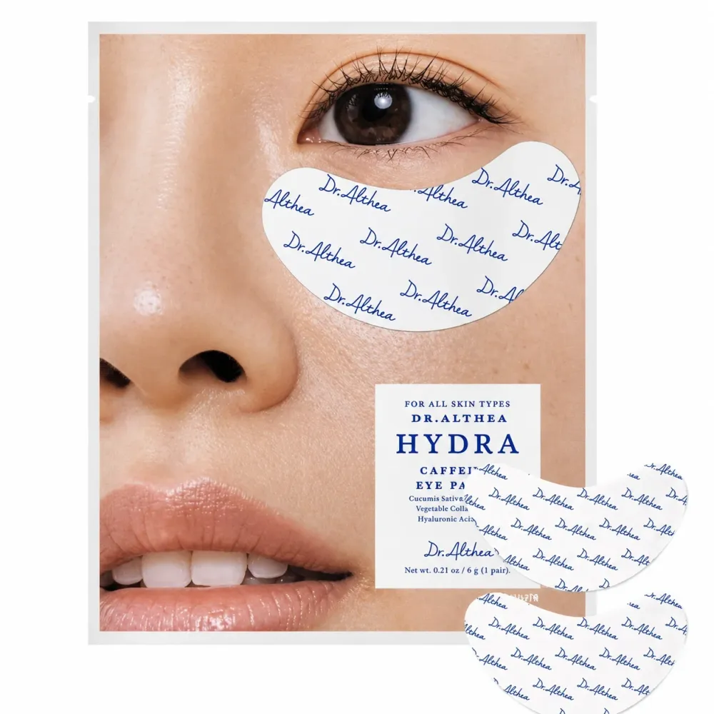 DR.ALTHEA Гидрогелевые патчи для кожи вокруг глаз с кофеином HYDRA, 4 пары