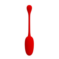 Красное перезаряжаемое виброяйцо 18,6см Pretty Love Knucker BI-014786-2