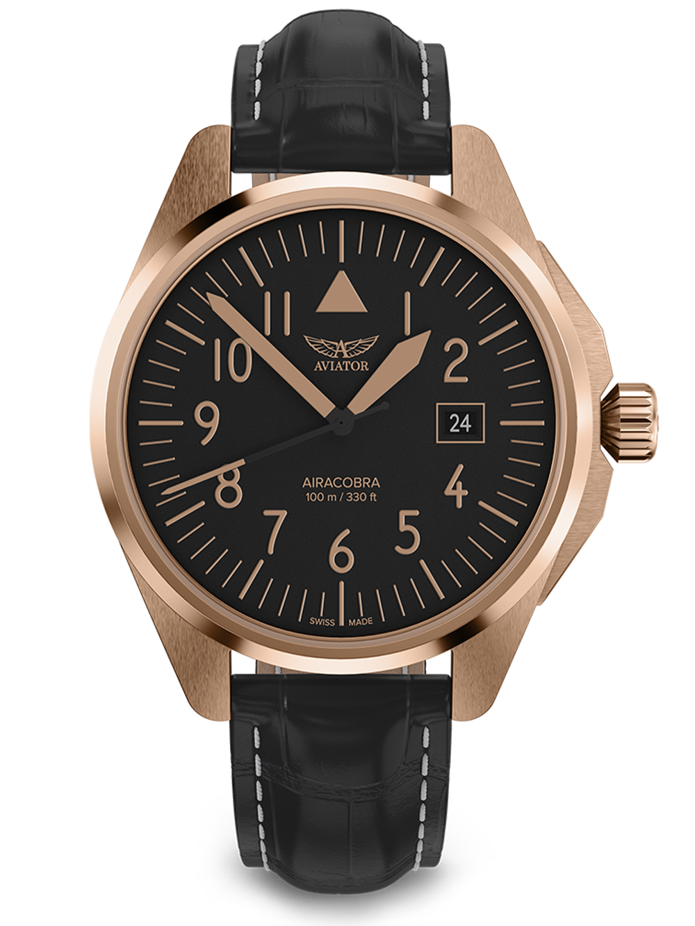 Чаcы кварцевые AVIATOR AIRACOBRA TYPE A V.1.38.2.316.4 мужские