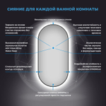 Настенное зеркало с подсветкой