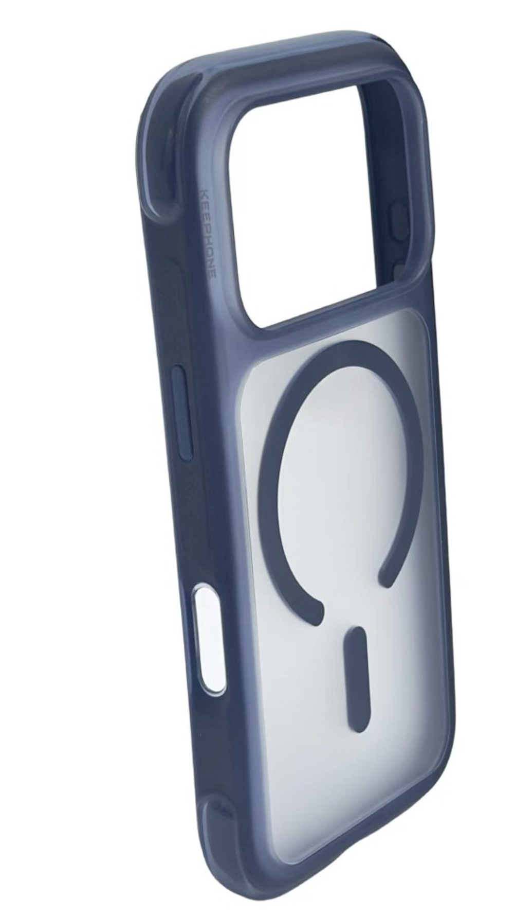 Накладка для i-Phone 17 Pro Max Keephone Monica Airbag сине-прозрачный