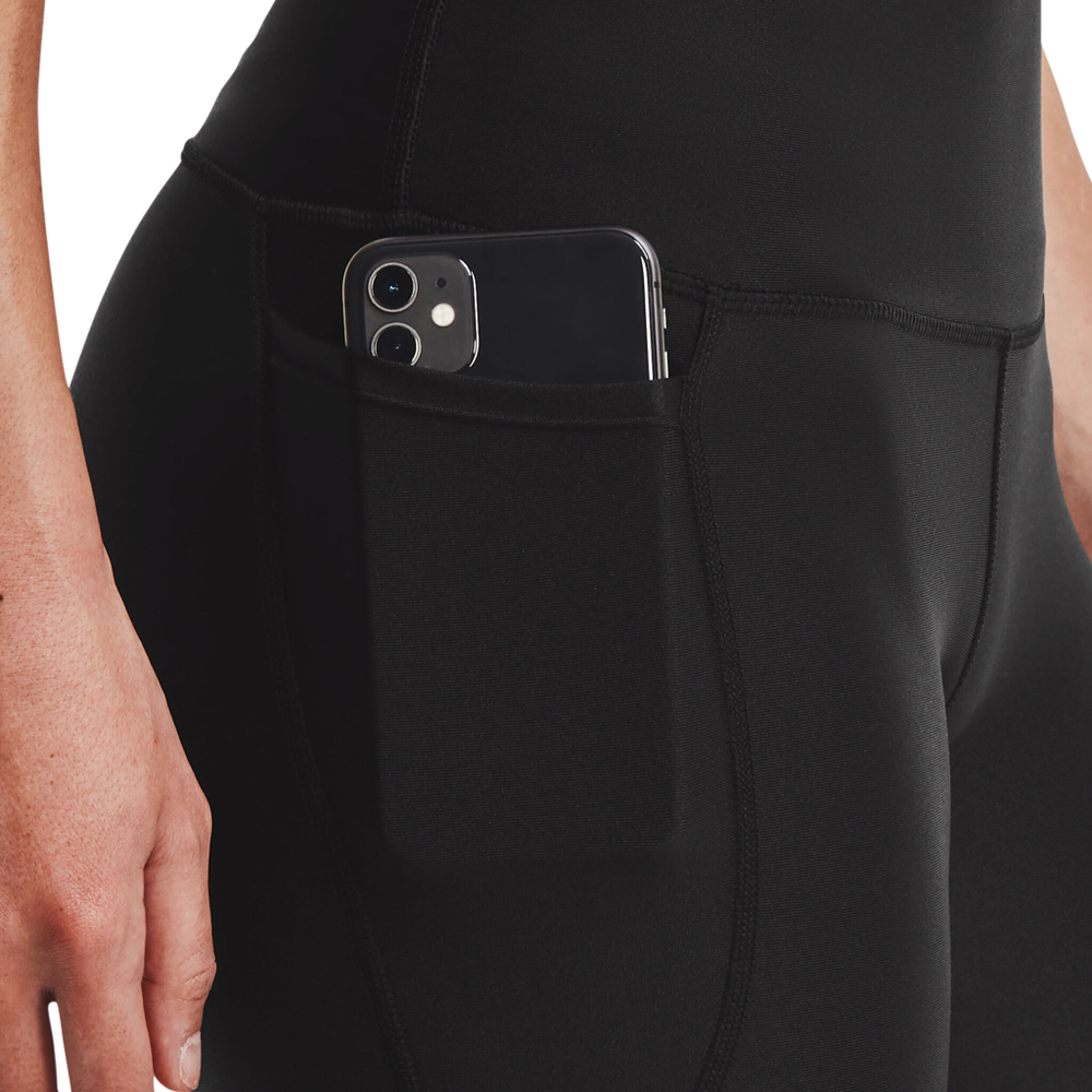 Женские теннисные брюки Under Armour Heatgear Hi Ankle Tight Women - Black