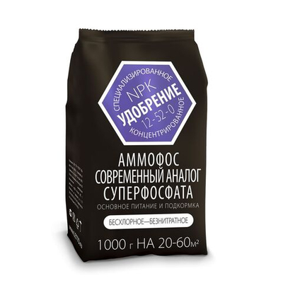 Удобрение АММОФОС 1кг Агроуспех