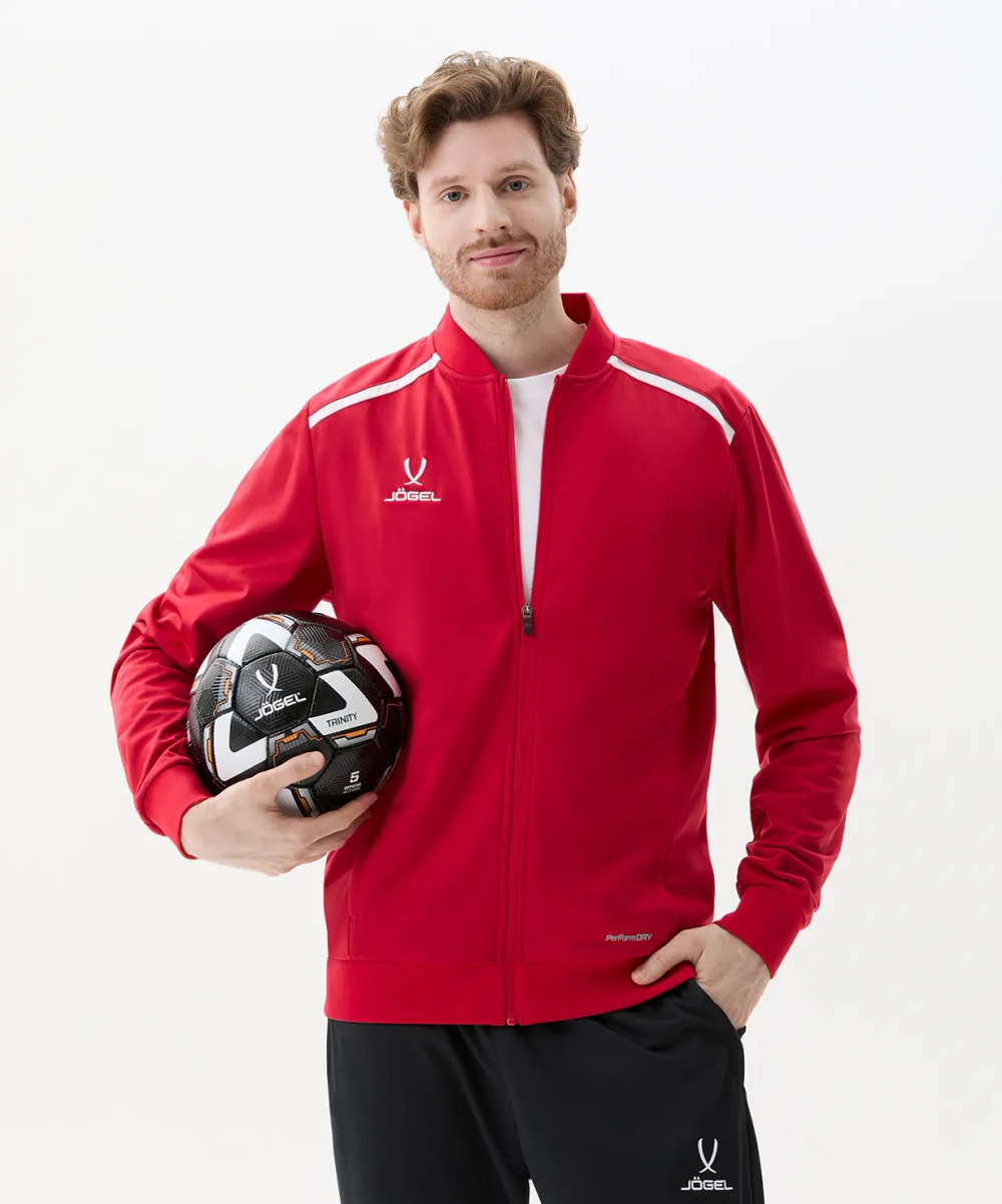 Олимпийка DIVISION PerFormDRY Pre-match Knit Jacket, красный