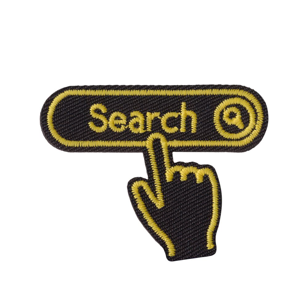 Аппликация термоклеевая "Search" 5.8х4.5 см, №05, 1 шт, 02-508, Gamma ETF