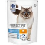Сухой корм Perfect Fit для кошек для здоровья кожи и шерсти с индейкой 650 г