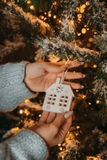 Ароматная елочная игрушка Дом, GINGER BREAD