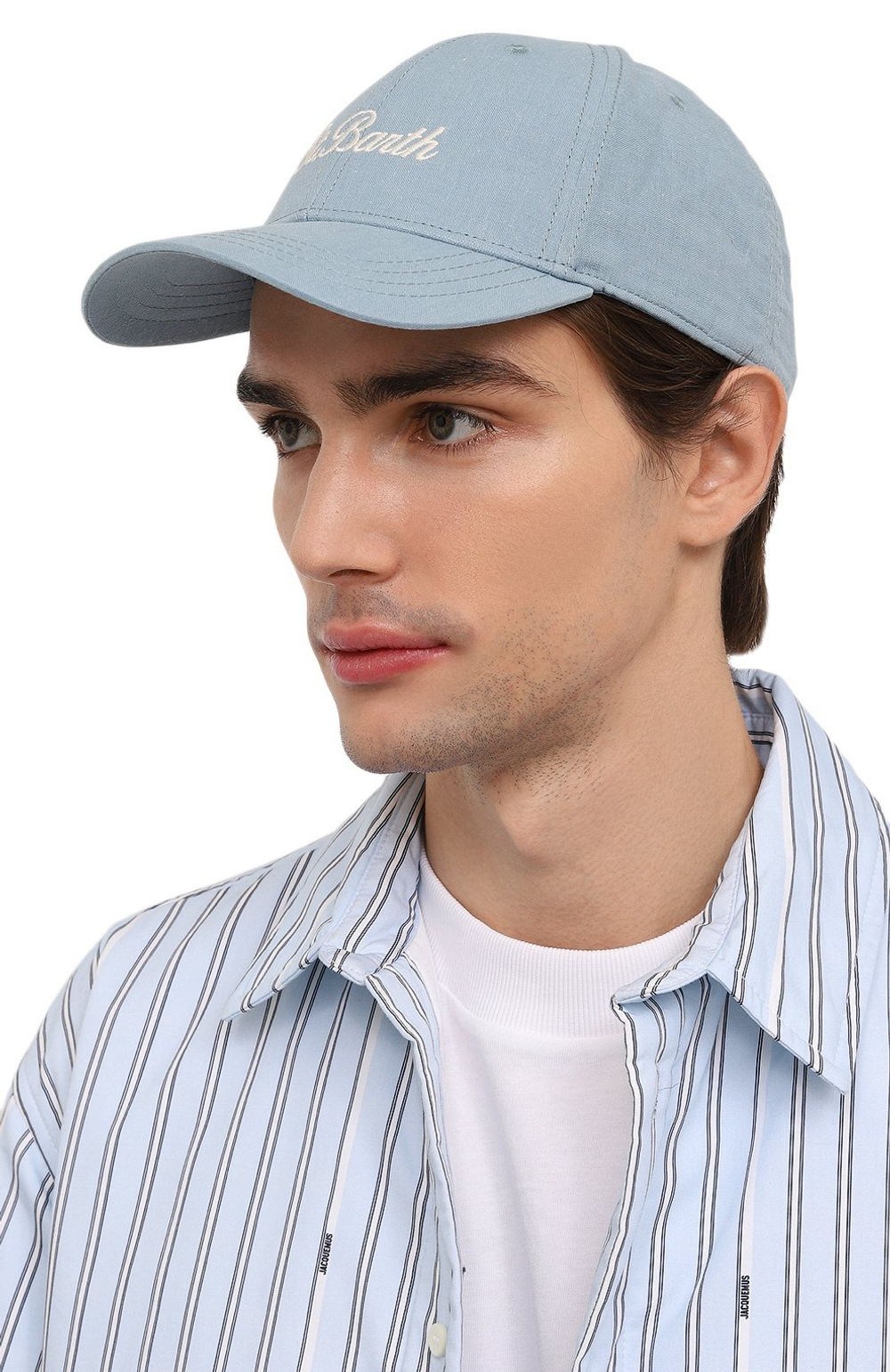 Кепка MC Saint Barth CATCER LINEN 31 голубой лён