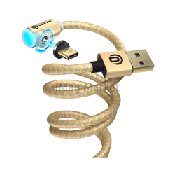 Зарядный кабель Dream U50, USB-A - Type-C, 2.4A, 12W, 1 м, золотой