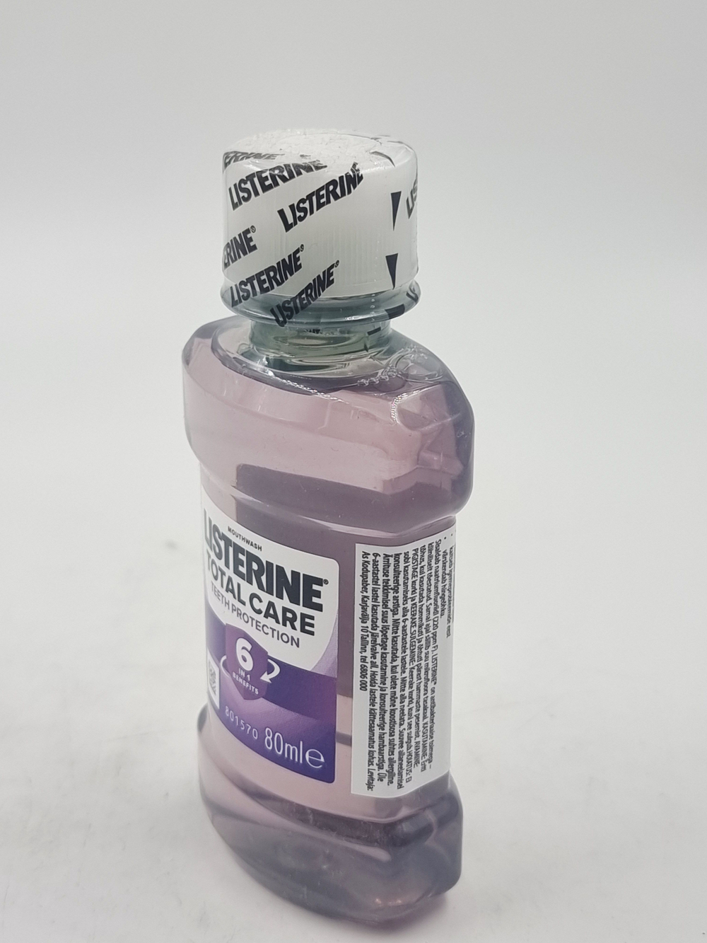 Listerine Ополаскиватель для рта Total Care, мини формат 80 мл