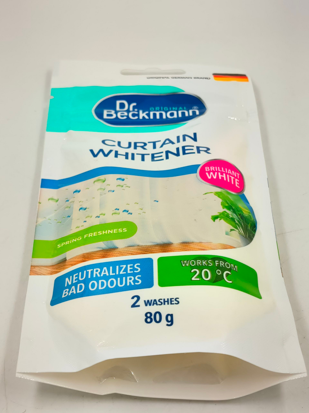 Dr. Beckmann Отбеливатель для гардин и занавесок в эконом упаковке 80 г (Германия)