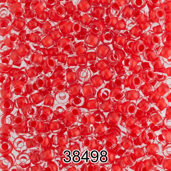 Бисер Preciosa 10/0 (2.3 мм), 500 г, 38498 (Ф231) красный