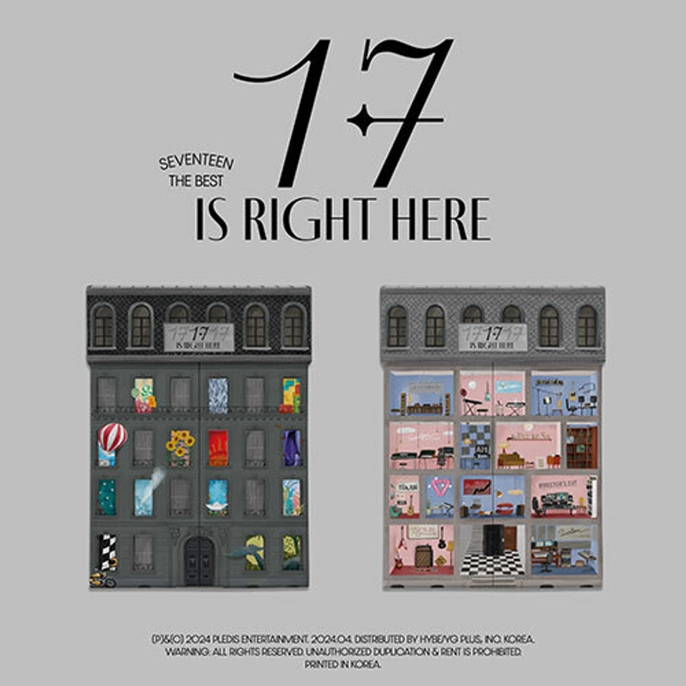 Альбом Seventeen - Best Album 17 Is Right Here (Here Version) CD, оригинал, Корея