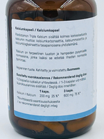 Тройной Калций Puhdistamo Tripla Kalsium, 120 капсул (из Финляндии)