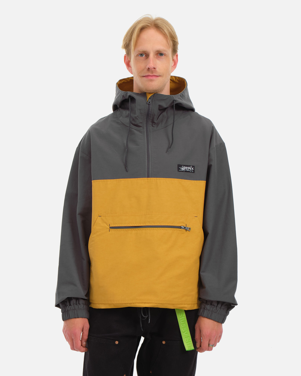 Анорак Anteater Cotton Серый / Горчица