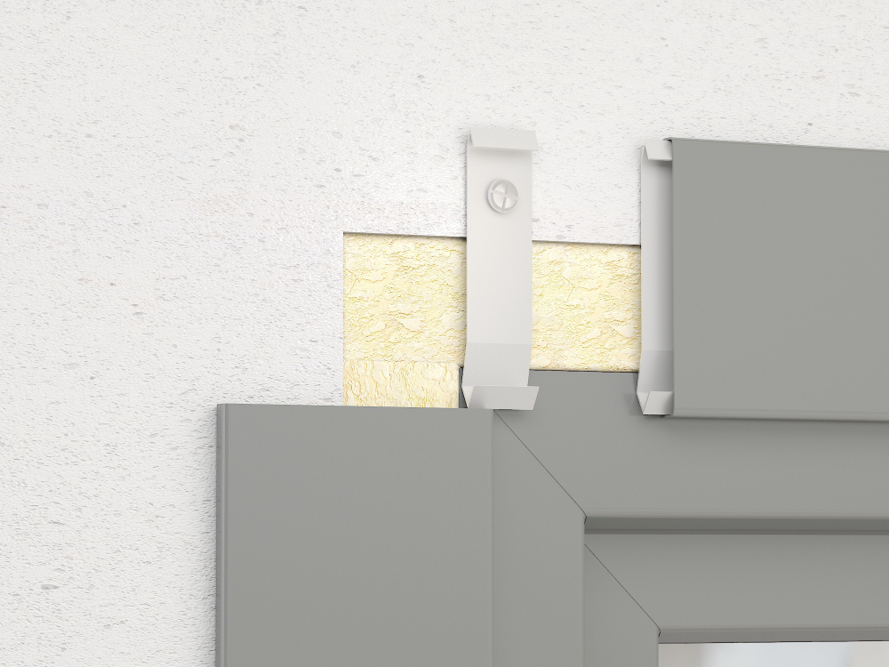Алюминиевый наличник скрытого крепления /Ral/Tikkurila плоский 15*140*25 мм – 2 м