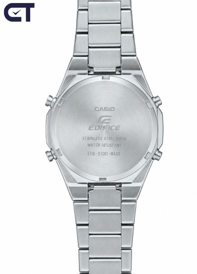 CASIO ECB-S10D-8ADF EDIFICE мужские наручные часы — тонкая модель с Bluetooth и сапфировым стеклом