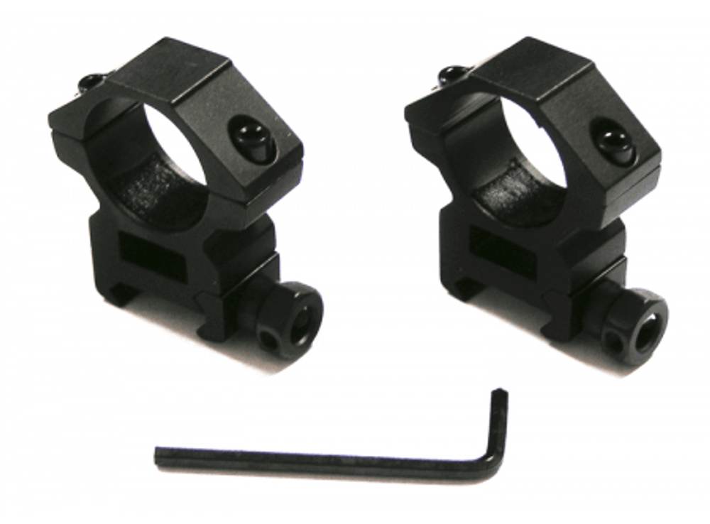 Кольца Combat 12/30/32  на планку 12мм низкие диаметр 30мм, высота 32мм
