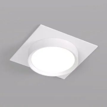 Встраиваемый точечный светильник 1*GX53 DK2091-WH белый Flat Denkirs