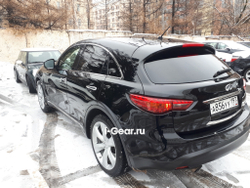 Заглушки рейлингов V1 Infiniti QX70 FX37 FX50 FX30d