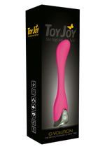 Розовый вибростимулятор G-точки G-VOLUTION - 22 см.