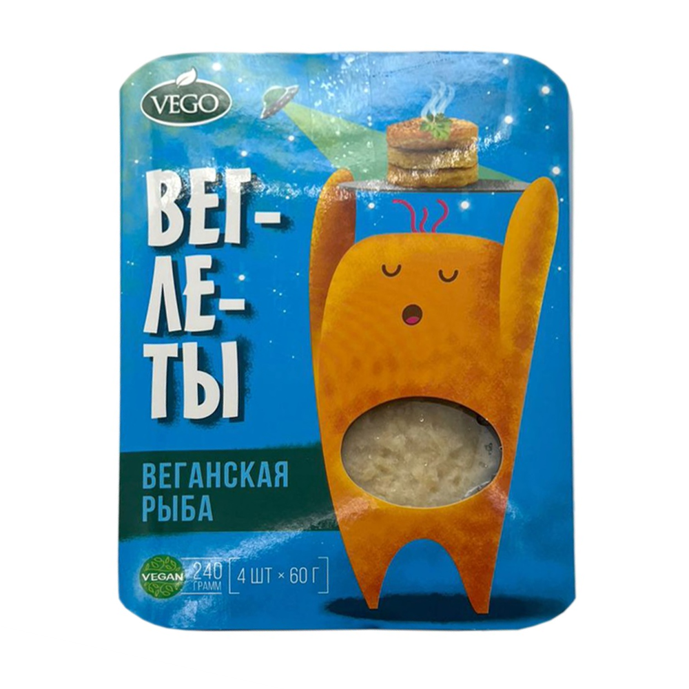 Веглеты Веганская рыба Vego, 240 г