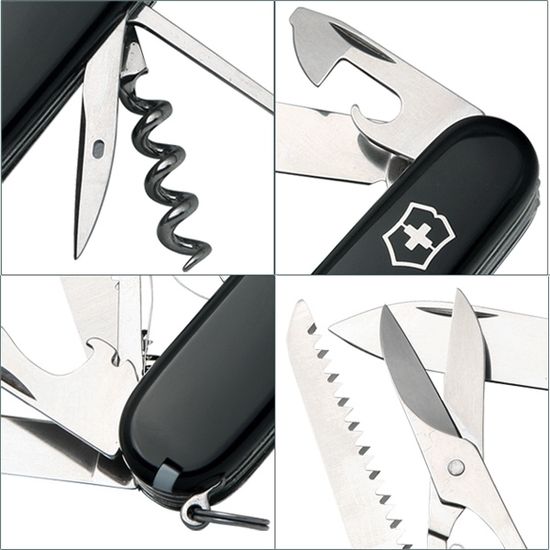Складной нож Victorinox Мод. Huntsman Black (91 мм) - 15 функций