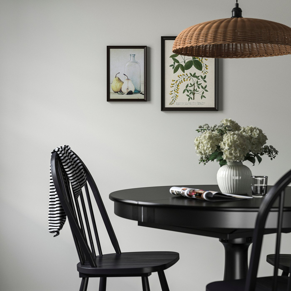 IKEA KLOTKÖRSBÄR  (ИКЕА КЛОТКЁРСБЭР)  -  Рамка - под дуб/тёмно-коричневая 21x30 см
