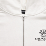 LOTUS ZIP-UP HOODIE OVERSIZED