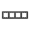 Рамка металлическая на 4 поста Systeme Electric AtlasDesign Nature Оникс ATN312304
