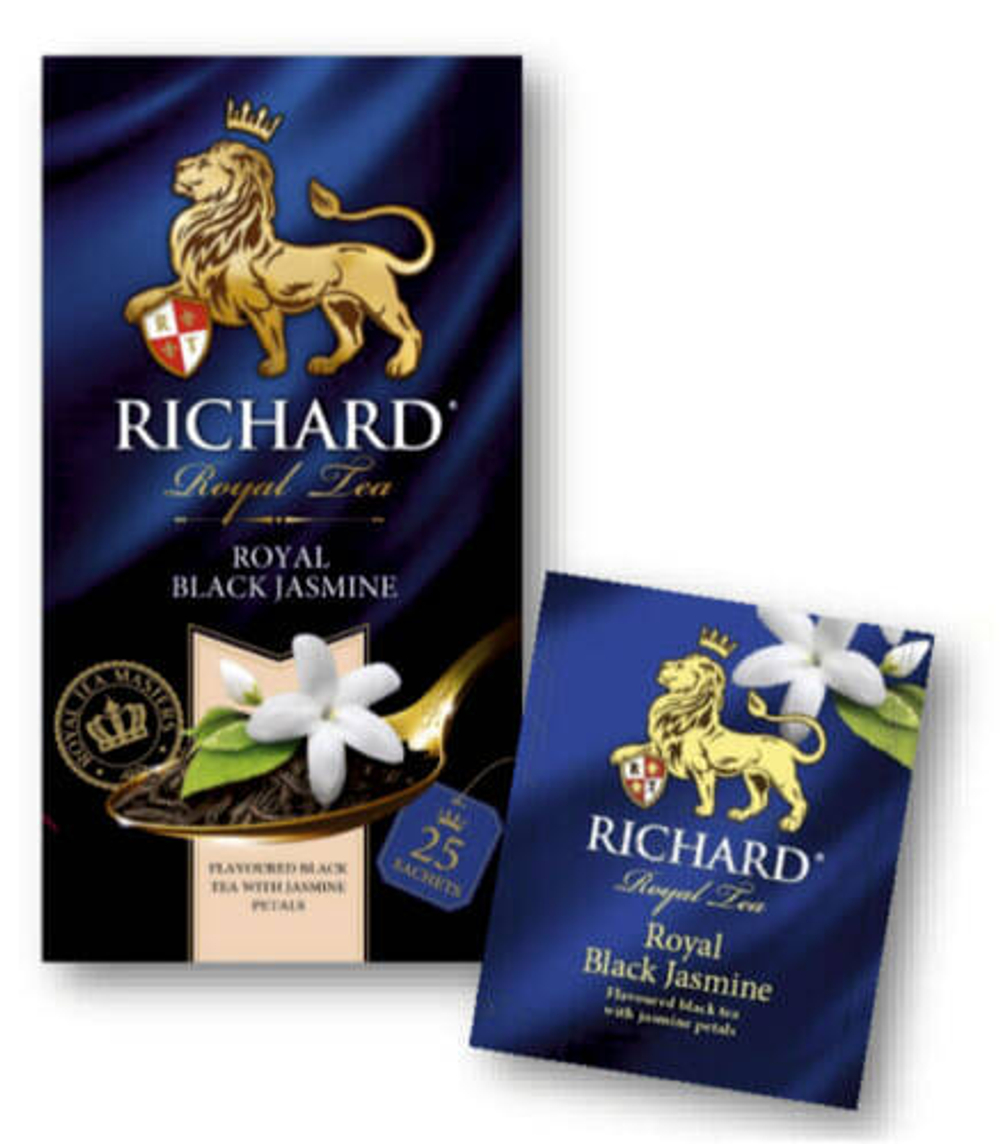 Чай в пакетиках Richard Royal Black Jasmine 25 шт