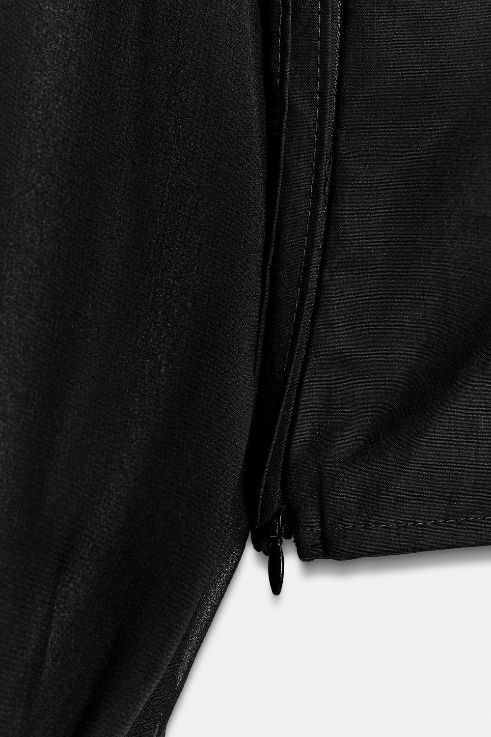 ZARA РУБАШКА В КОРСЕТНОМ СТИЛЕ, ЧЕРНЫЙ