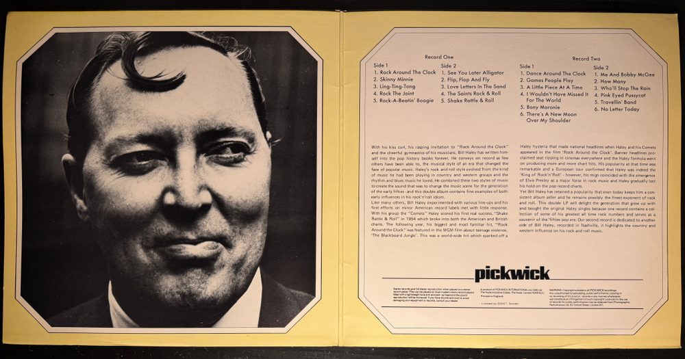Bill Haley - The Bill Haley Collection 2LP (Англия 1975г.)