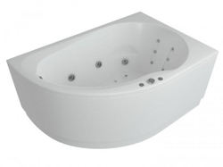 Акриловая ванна Aquatek (Акватек) Вирго 150x100 R, с каркасом и сливом-переливом