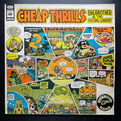 Big Brother & The Holding Company ‎– Cheap Thrills (Голландия 1968г.)