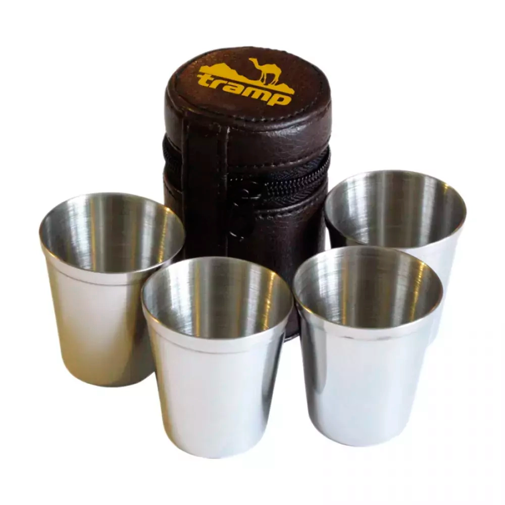 Набор стопок Tramp 4 шт в чехле 25 ml