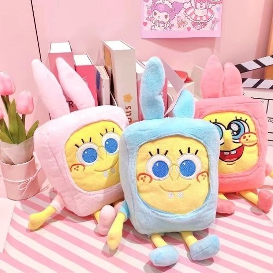 Мягкая игрушка Губка, 23см, нежно-розовый