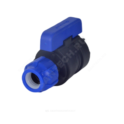 Кран шаровой компрессионный ПЭ Дн 50х1 1/4" ВР Ру16 VALFEX 1210012550114