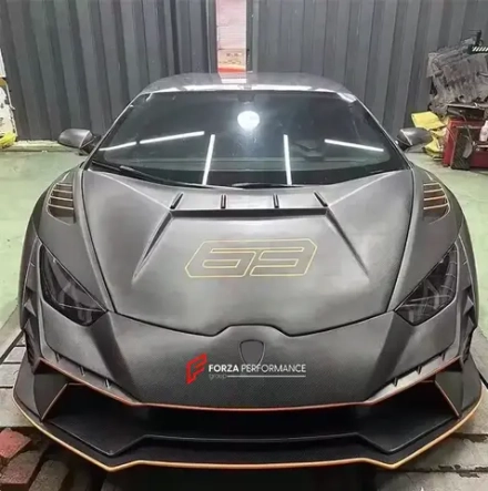 Карбоновый капот в стиле Tecnica для Lamborghini Huracan LP610 2014+ Ламборгини Хуракан