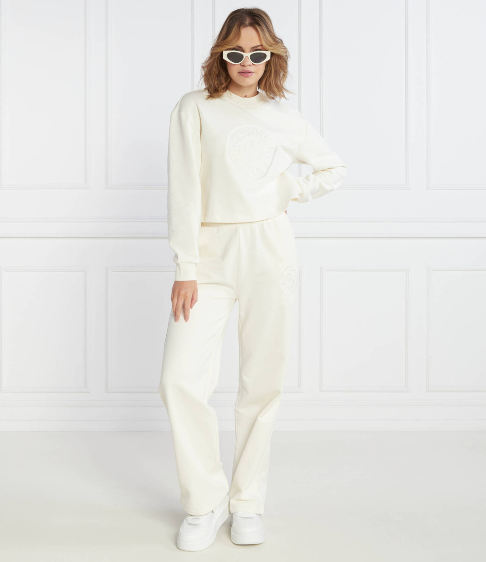 Спортивные штаны kl lounge Karl Lagerfeld - экрю(235W2117)
