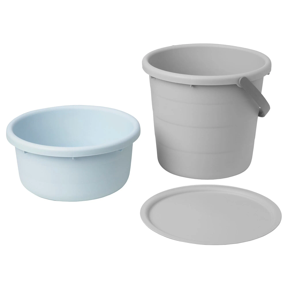 PEPPRIG набор ведер с крышками - IKEA