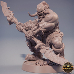 Орк Полуорк Воин Паладин Варвар Файтер Рыцарь миниатюра для dnd, днд, pathfinder, фентези, Настольная игра, НРИ, Варгейм, РПГ