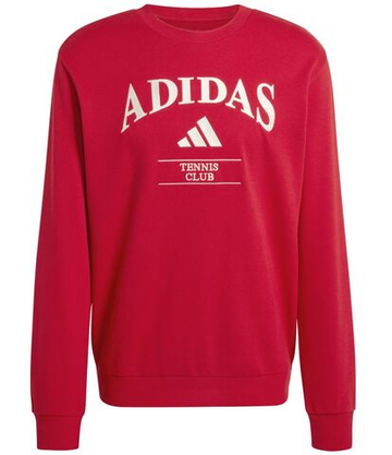 Мужская теннисная кофта Adidas Heritage Graphic Club - power red/chalk white