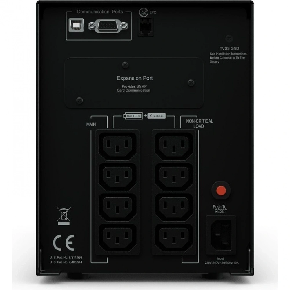 ИБП CyberPower PR1000ELCD, Line-Interactive, 1000VA/900W