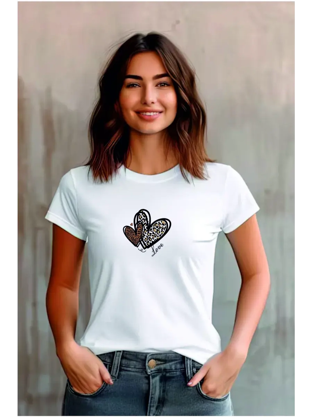 Футболка белая Love