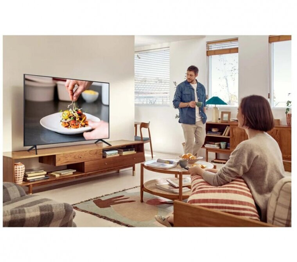 43" Телевизор Samsung UE43AU7170U LED HDR, серый титан (2021)