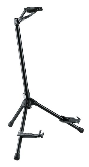 K&amp;M 17685-000-55 black Memphis 20 стойка для гитар с фиксатором складн.