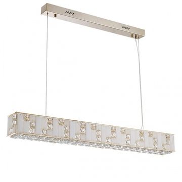 Подвесная хрустальная светодиодная люстра 50W 3700К 5072/50L золото Crossa Odeon Light