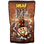 HBAF, Темный шоколад с миндалем, 100 г