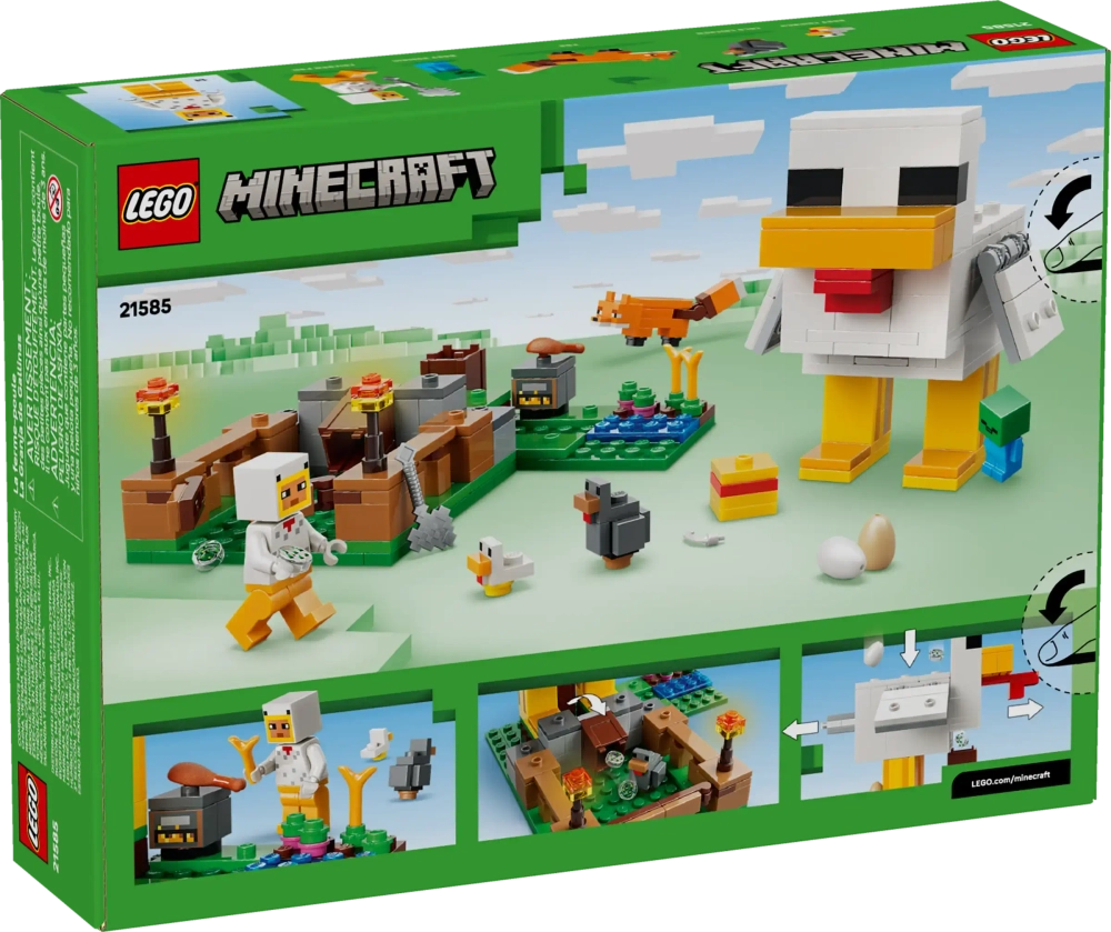 Конструктор LEGO Minecraft 21585 Chicken Farm